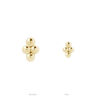 Buddha Jewelry Press Fit Mini 4 Bead Cluster Gold Piercing Jewelry > Press Fit Buddha Jewelry Yellow Gold  