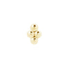 Buddha Jewelry Press Fit 4 Bead Cluster Gold Piercing Jewelry > Press Fit Buddha Jewelry Yellow Gold