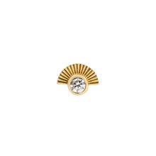 Buddha Jewelry Press Fit Kahlo Diamond Gold Piercing Jewelry > Press Fit Buddha Jewelry Yellow Gold