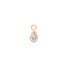 Buddha Jewelry Concorde Charm White Topaz Gold Piercing Jewelry > Charm Buddha Jewelry Yellow Gold  
