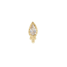 Buddha Jewelry Press Fit Gala CZ Gold Piercing Jewelry > Press Fit Buddha Jewelry Yellow Gold
