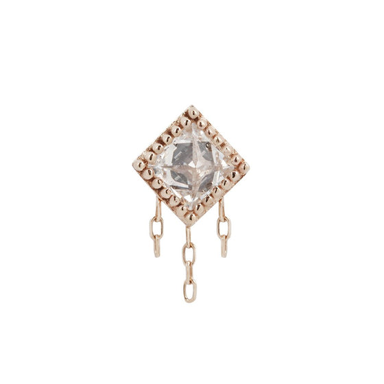 Buddha Jewelry Press Fit The Hustle CZ Gold Piercing Jewelry > Press Fit Buddha Jewelry Rose Gold  