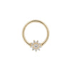 Buddha Jewelry Eloise Seam Ring CZ Gold Piercing Jewelry > Seam Ring Buddha Jewelry Yellow Gold  