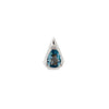 Buddha Jewelry Press Fit Alaia London Blue Topaz Gold Piercing Jewelry > Press Fit Buddha Jewelry White Gold  