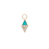 Buddha Jewelry Almost Famous Charm Turquoise Gold Charm Buddha Jewelry Yellow Gold