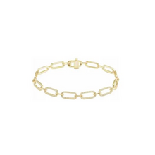  302 Fine Jewelry Diamond Link Bracelet Gold Bracelets 302 Fine Jewelry   