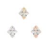 Buddha Jewelry Press Fit Celestial Diamond Gold Piercing Jewelry > Press Fit Buddha Jewelry   