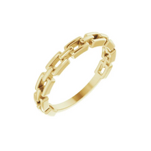  302 Fine Jewelry Chain Link Finger Ring Gold Finger Rings 302 Fine Jewelry Yellow Gold  