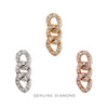 Buddha Jewelry Press Fit Chainlink Diamond Gold Piercing Jewelry > Press Fit Buddha Jewelry   