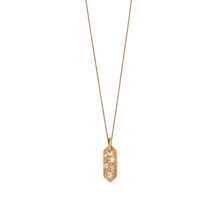  Nora Kogan Clancy Charm Necklace Diamond Gold Necklaces Nora Kogan   