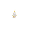 Buddha Jewelry Press Fit Couture CZ Gold Piercing Jewelry > Press Fit Buddha Jewelry Yellow Gold  