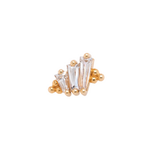  BVLA Threaded Devotion CZ Gold Piercing Jewelry > Threaded End Body Vision Los Angeles   