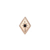 Buddha Jewelry Press Fit Etoile Black Diamond Gold Piercing Jewelry > Press Fit Buddha Jewelry Rose Gold