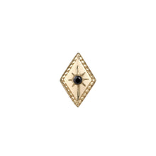Buddha Jewelry Press Fit Etoile Black Diamond Gold Piercing Jewelry > Press Fit Buddha Jewelry Yellow Gold