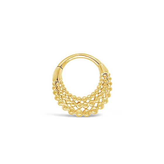 Buddha Jewelry Fame Clicker Gold Piercing Jewelry > Clicker Buddha Jewelry Yellow Gold  
