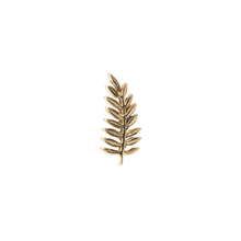  BVLA Threaded Mini Fern Gold Piercing Jewelry > Threaded End Body Vision Los Angeles Yellow Gold Left 