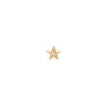 Buddha Jewelry Press Fit Stellar CZ Gold Piercing Jewelry > Press Fit Buddha Jewelry Yellow Gold