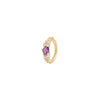 Buddha Jewelry Inspiration Clicker Amethyst Gold Piercing Jewelry > Clicker Gold Buddha Jewelry Rose Gold  