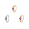 Buddha Jewelry Inspiration Clicker Amethyst Gold Piercing Jewelry > Clicker Gold Buddha Jewelry   