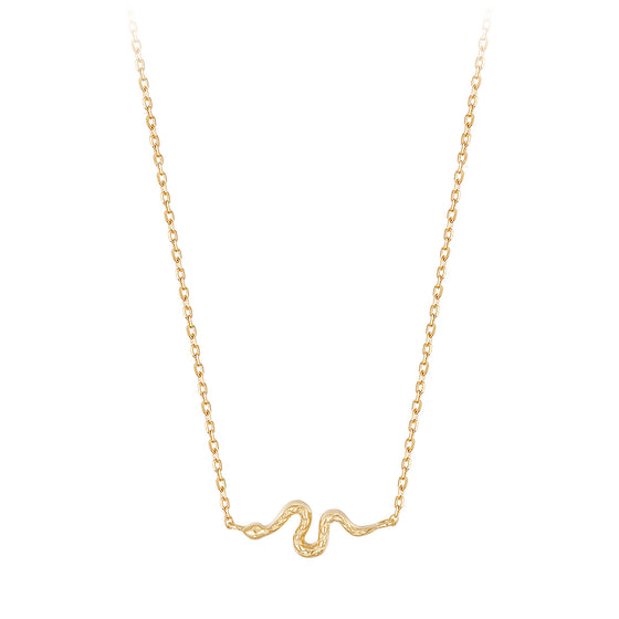 RION x Buddha Jewelry Serpent Necklace Gold Necklaces RION x Buddha Jewelry   