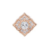 Buddha Jewelry Press Fit Grace CZ Gold Piercing Jewelry > Press Fit Buddha Jewelry Rose Gold  