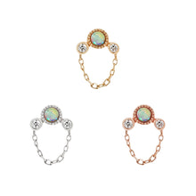 Buddha Jewelry Press Fit Halston Opal Gold Piercing Jewelry > Press Fit Buddha Jewelry