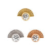 Buddha Jewelry Press Fit Kahlo CZ Gold Piercing Jewelry > Press Fit Buddha Jewelry   