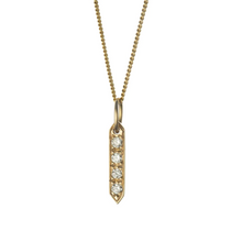  Nora Kogan Lexi Charm Necklace Diamond Gold Necklaces Nora Kogan   