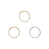 Buddha Jewelry Loved Clicker CZ Gold Piercing Jewelry > Clicker Buddha Jewelry   