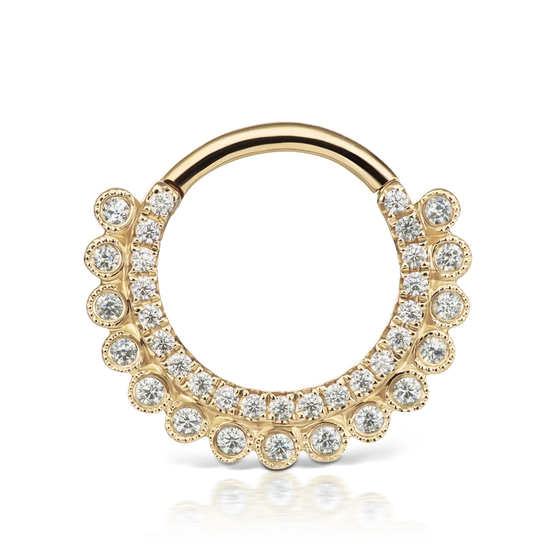 Maria Tash Apsara Clicker Diamond Gold Piercing Jewelry > Clicker Maria Tash   
