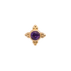 BVLA Press Fit Mini Kandy Amethyst Gold Piercing Jewelry > Press Fit Body Vision Los Angeles Yellow Gold  