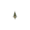 Buddha Jewelry Press Fit Mini Soho Moss Agate Gold Piercing Jewelry > Press Fit Buddha Jewelry White Gold  