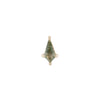 Buddha Jewelry Press Fit Mini Soho Moss Agate Gold Piercing Jewelry > Press Fit Buddha Jewelry Yellow Gold  