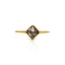  Tresor Princess Cut Organic Diamond Finger Ring Gold Finger Rings Tresor   