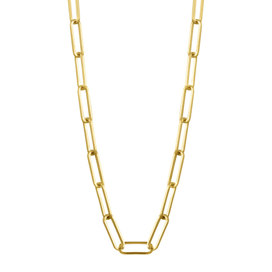 Doves by Doron Paloma Paperclip Chain Necklace Gold Necklaces Doves by Doron Paloma   