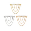 Buddha Jewelry Radiate Clicker CZ Gold Piercing Jewelry > Clicker Buddha Jewelry   