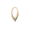 Buddha Jewelry Rise + Shine Clicker Ombre Blue Topaz Gold Piercing Jewelry > Clicker Buddha Jewelry   