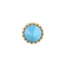  Buddha Jewelry Press Fit Accent Bezel Reverse Set Turquoise Gold Piercing Jewelry > Press Fit Buddha Jewelry   