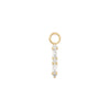 Buddha Jewelry Standout Charm CZ Gold Piercing Jewelry > Charm Buddha Jewelry Yellow Gold  