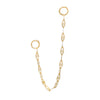 Buddha Jewelry Tile Chain Gold Piercing Jewelry > Chain Buddha Jewelry Yellow Gold 16.0 mm 