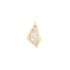 Buddha Jewelry Press Fit Transcend CZ Gold Piercing Jewelry > Press Fit Buddha Jewelry Yellow Gold  