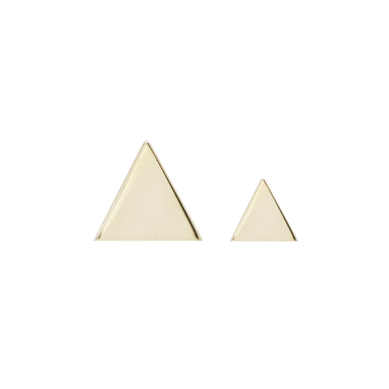 Buddha Jewelry Press Fit Triangle High Polish Gold Piercing Jewelry > Press Fit Buddha Jewelry Yellow Gold 3.0 mm 