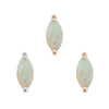 Buddha Jewelry Press Fit Zuri Opal Gold Piercing Jewelry > Press Fit Buddha Jewelry   